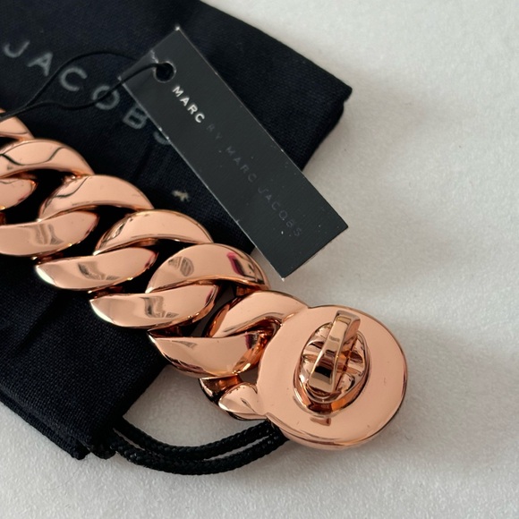 Marc by Marc Jacobs Chain Link Bracelet in Rose Gold - Picture 3 of 6